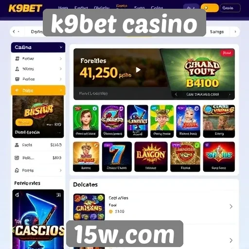 Análise da interface do usuário do k9bet casino
